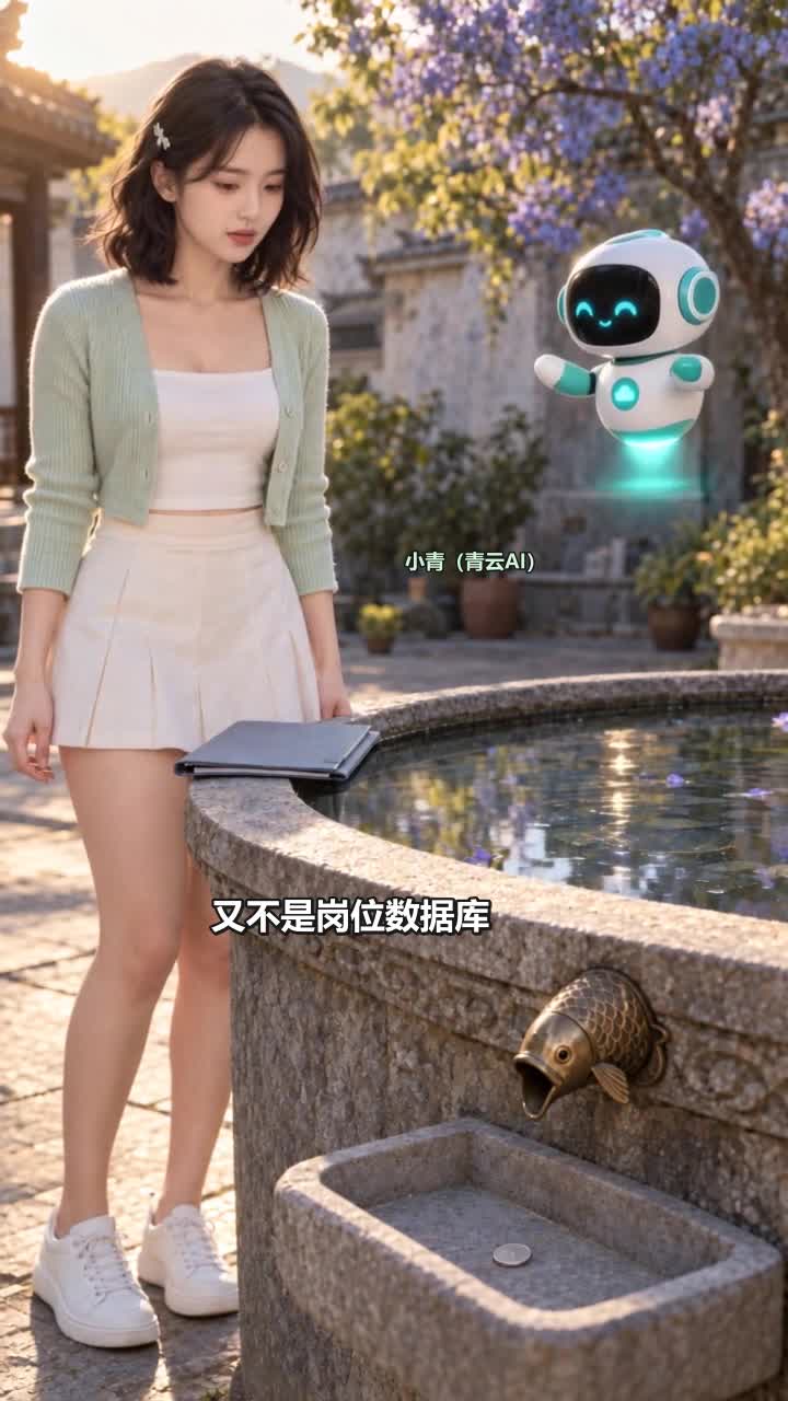 青云短剧·许了个报岗愿望,许愿池直接退款