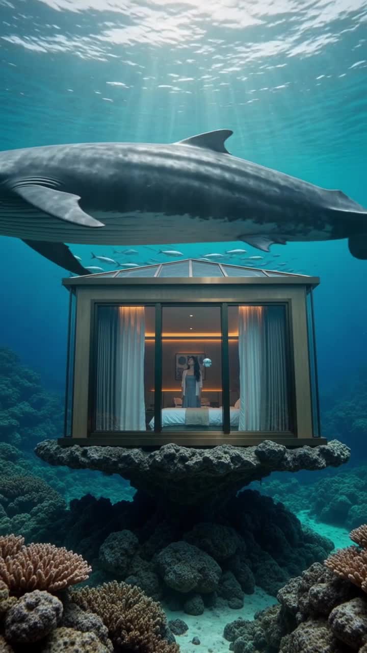 青云短剧·海景房被鱼围观